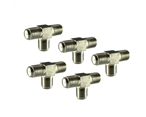 F (мама) - тройник соединитель на 3 гнезда, 5 шт