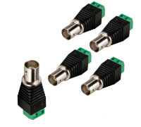 Разъем гнездо BNC (мама) с клеммной колодкой, 5 шт