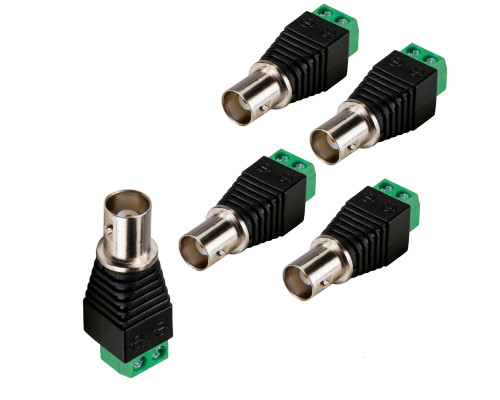 Разъем гнездо BNC (мама) с клеммной колодкой, 5 шт