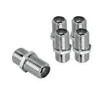 Переходник гнездо F (мама) - гнездо F (мама) "бочка", 5 шт