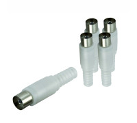 Антенный разъем гнездо TV (мама), без пайки, 5 шт