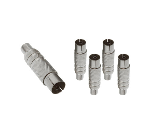 Разъем гнездо TV (мама) под винт с пружиной, 5 шт