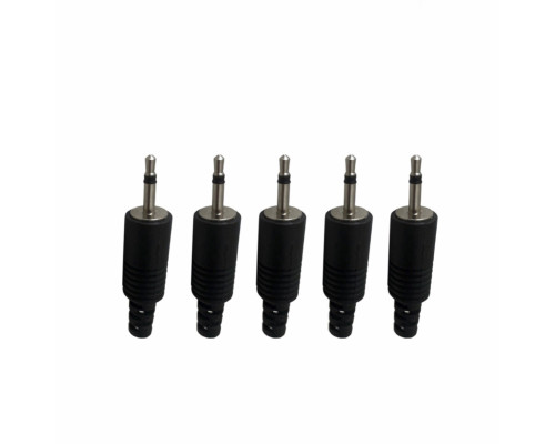 Разъем штекер micro- jack 2.5 мм (папа) моно (2 pin), пластик, 5 шт