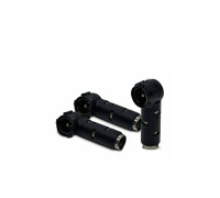 Переходник автоантенный, гнездо «Азия» (мама) - штекер «Европа» (папа), угловой, 3 шт