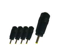 Переходник DC гнездо 5,5/2,5 мм (мама) - штекер 2,5/0,7 мм (папа), 5 шт