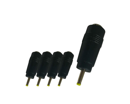 Переходник DC гнездо 5,5/2,5 мм (мама) - штекер 2,5/0,7 мм (папа), 5 шт