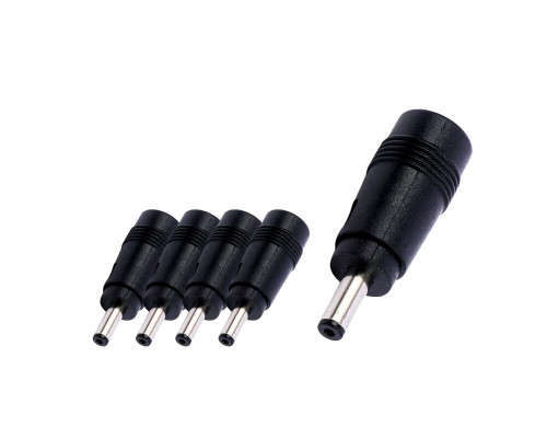 Переходник DC гнездо 5,5/2,5 мм (мама) - штекер 3,0/1,1 мм (папа), 5 шт