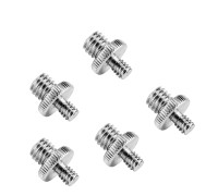 Резьбовой переходник 1/4"(M) - 3/8"(M) для штативов и микрофонных стоек, 5 шт