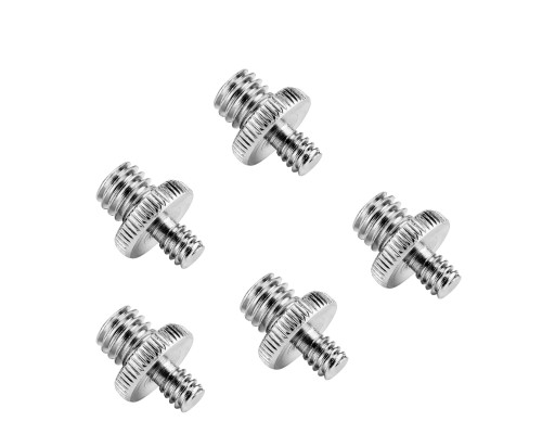Резьбовой переходник 1/4"(M) - 3/8"(M) для штативов и микрофонных стоек, 5 шт