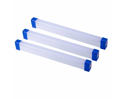 Лампа длиной 32 см USB на магните, холодный свет, 3 шт