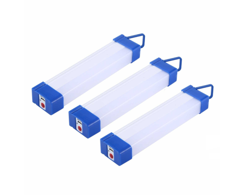 Лампа длиной 17 см USB на магните, холодный свет, 3 шт