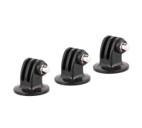 Крепление с гайкой для камеры GoPro с резьбой 1/4" на штатив, 3 шт