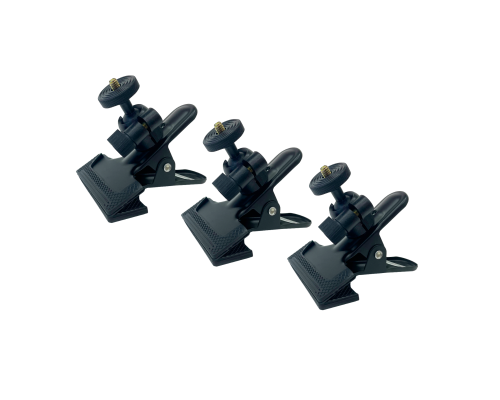 Держатель-прищепка SH-BP с пластиковым шарнирным креплением для устройств с резьбой 1/4, 3 шт