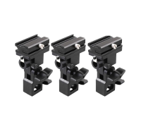 Держатель для вспышки и зонта, зажим тип E с холодным башмаком, 3 шт