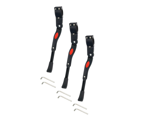 Металлическая подножка для велосипеда, черная, 3 шт