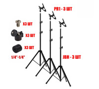 Информационная стойка JBH-PR1 для баннера, рекламная стойка с фиксатором плаката, 3 шт