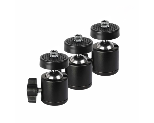 Шарнирное крепление для микрофонной стойки, внешняя резьба 3/8, внутренняя резьба 3/8, 3 шт