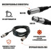 Кабель для микрофона XLR (M) - XLR (F), 1.5 м, 3 шт