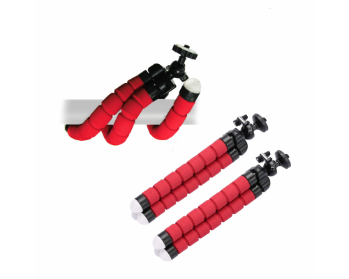 Монопод - трипод для камеры и смартфона FLEX-01R-N-3 красный, 3 шт