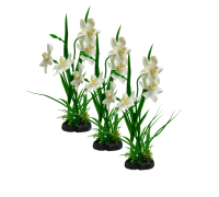 Растение искусственное, декор для аквариума, Нарцисс, 3 шт