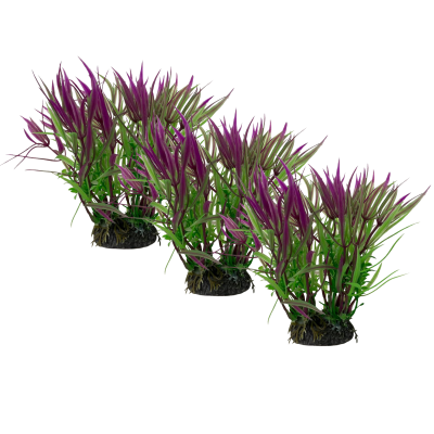 Растение искусственное, декор для аквариума, Гетерантера, 3 шт