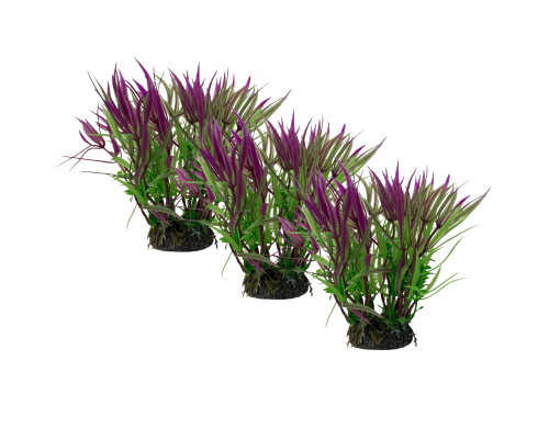 Растение искусственное, декор для аквариума, Гетерантера, 3 шт