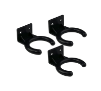 Настенная подставка для микрофона, цвет черный, 3 шт