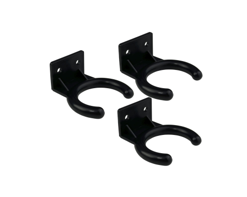 Настенная подставка для микрофона, цвет черный, 3 шт