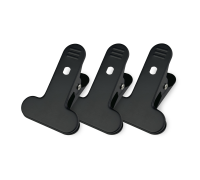 Прищепка металлическая для фотофона, черная, резьба М10, 3 шт