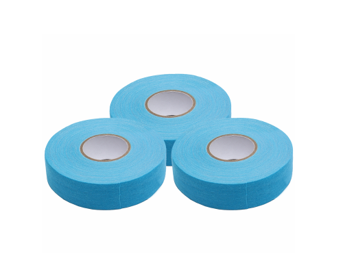 Хоккейная лента для клюшки, цвет голубой, ширина 2.5см, длина 25м, 3 шт