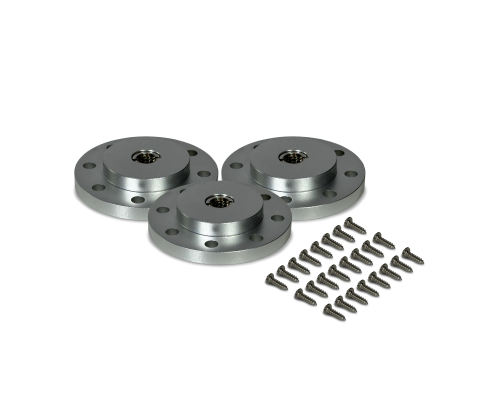 Универсальное крепление FLAN-5S для камеры, для держателя эхолота, резьба 1/4 с переходником, 3 шт