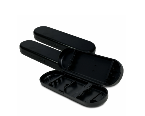 Чехол кейс на 3 дротика, 15.7х5.1х2.2 см, цвет черный, пластик, 3 шт