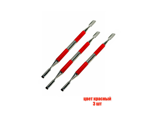 Ложечка для работы с эпоксидной смолой, цвет красный, 3 шт