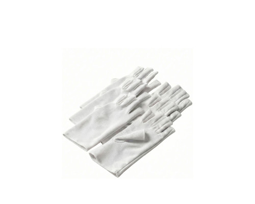 Перчатки для защиты кожи от УФ излучения для маникюра, цвет белый, 3 пары