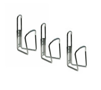 Велосипедный держатель для бутылки, флягодержатель, цвет стальной, 3 шт