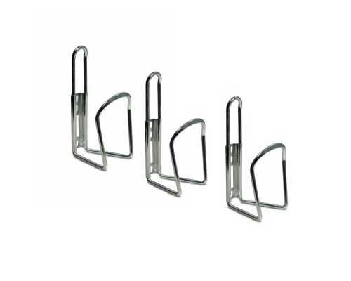 Велосипедный держатель для бутылки, флягодержатель, цвет стальной, 3 шт