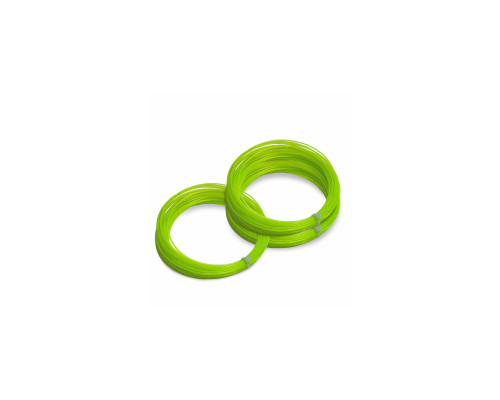 Струны для теннисной ракетки, нейлон, длина 12 м, толщина 1,35 мм, цвет неоновый лайм, 3 шт