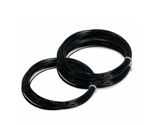 Струны для теннисной ракетки, нейлон, длина 12 м, толщина 1,35 мм, цвет черный, 3 шт