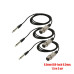 Кабель для микрофона, разъем 6.5mm XLR-Jack 6.3mm, 1.5 м, 3 шт