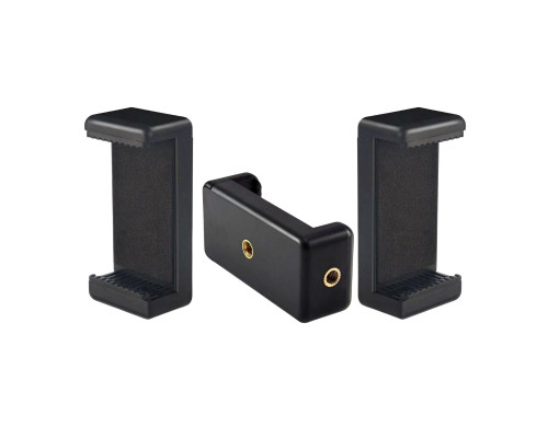 Держатель для телефона, крепление для смартфона на штатив с резьбой 1/4", в комплекте 3 шт.