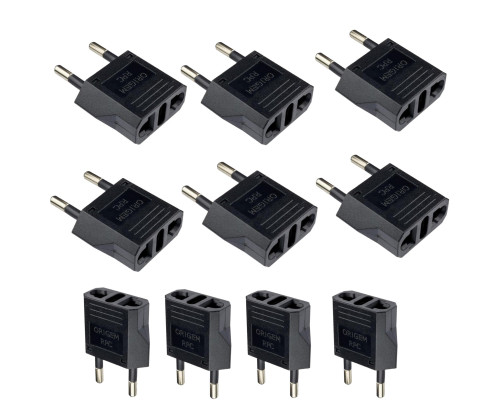 Универсальный адаптер-переходник на евровилку IR39, черный, 10 шт.
