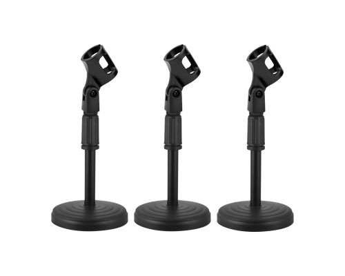 Держатель для микрофона настольный ZM-02, 3 шт