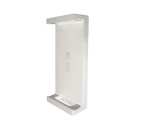 Зажим для планшета шириной до 25 см с шаровым креплением 1.6 см, белый