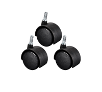 Колесо для напольной лампы лупы косметологической, 3 шт