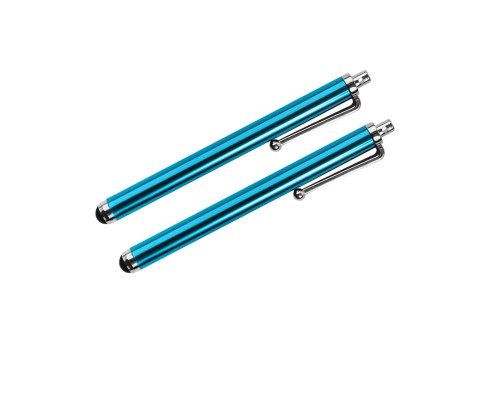 Универсальный стилус для рисования, для телефона, смартфона, планшета, голубой, в комплекте 2 шт.