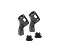 Держатель для ручного микрофона «бочонок» с резьбой крепления 5/8" и переходником на 3/8", в комплекте 2 шт.