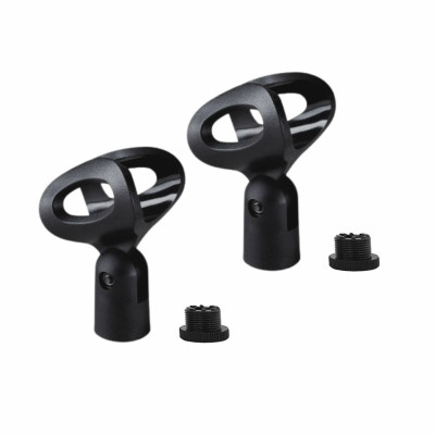 Держатель для ручного микрофона с резьбой крепления 5/8" и переходником на 3/8, в комплекте 2 шт.