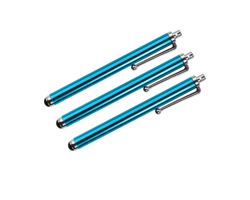 Универсальный стилус для рисования, для телефона, смартфона, планшета, голубой, в комплекте 3 шт.