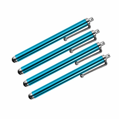 Универсальный стилус для рисования, для телефона, смартфона, планшета, голубой, в комплекте 4 шт.