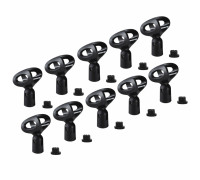 Держатель для ручного микрофона с резьбой крепления 5/8" и переходником на 3/8", в комплекте 10 шт.